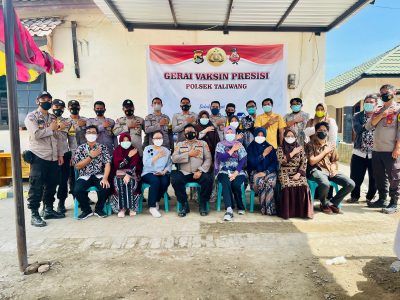 Polres KSB Sukses Lakukan Vaksinasi Massal di Sejumlah Tempat
