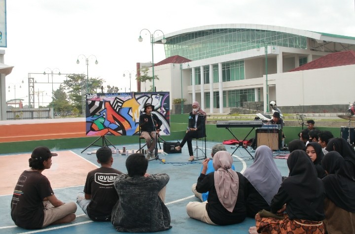 BKSM-SAKSI UIN Mataram Kembali Menggelar Kegiatan Diskusi tentang Graffiti di Mataram