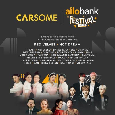 Allo Bank Festival Musik Bertabur Bintang. Carsome Bagikan Tiket Gratis!