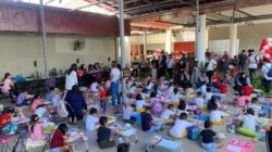 Warna-Warni Ceria di Lomba Mewarnai Kober Mie x MPM Motor Mataram