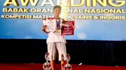 Leonardo Hugo Alvaro Raih Medali Emas di Olimpiade KMSI Nasional